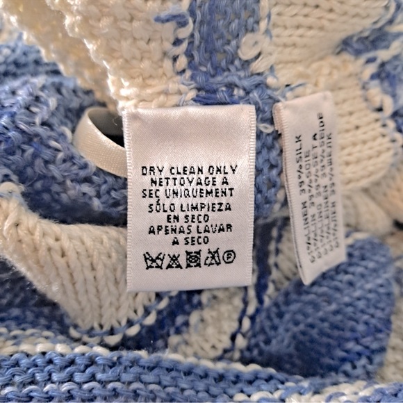 Ralph Lauren Blue & White Knit Dress - Picture 5 of 5